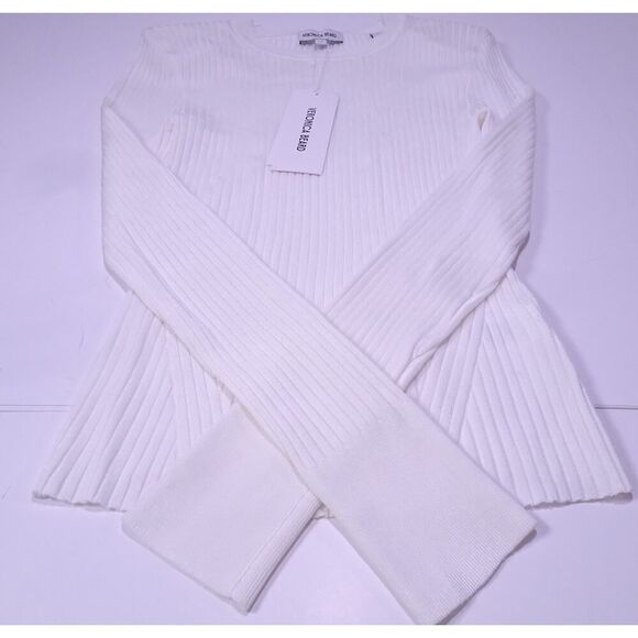 NWT JD NWT 398 Veronica Beard Acara Ribbed Pullover Sweater Top XS NWT 398 - Picture 7 of 8